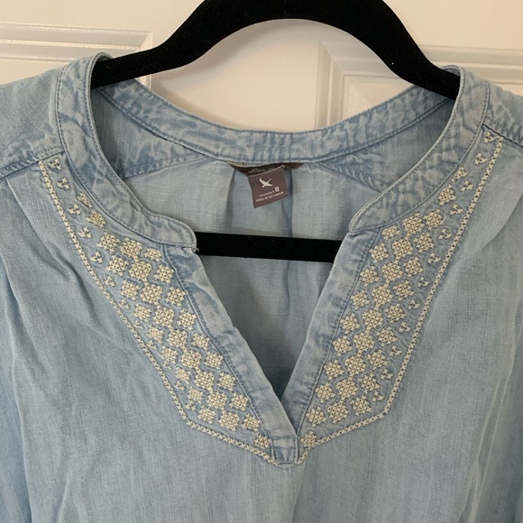 Eddie Bauer Chambray Dress - Picture 2 of 3